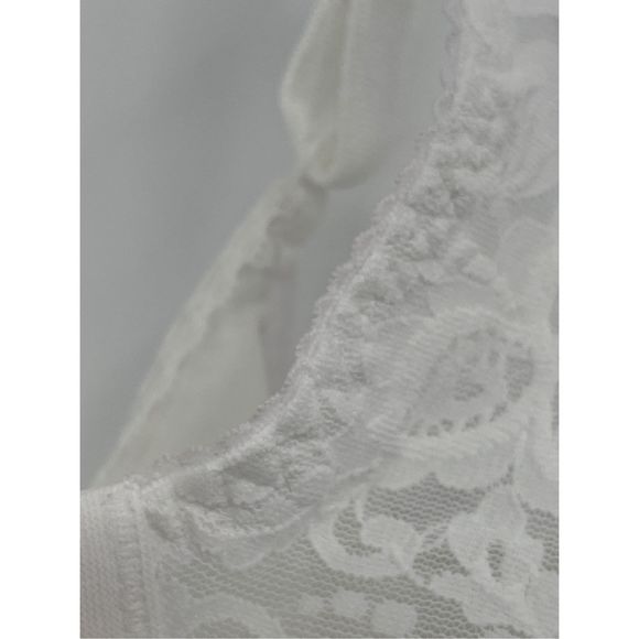 Bali Bra Lace Smooth Women 36 DD White Seamless Underwire New No Tags - Picture 7 of 10